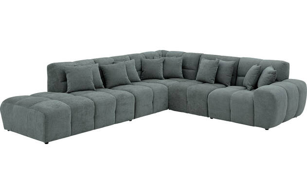 Goossens excellent hoeksalon kubus groen stof - 8252750-gespiegeld-03