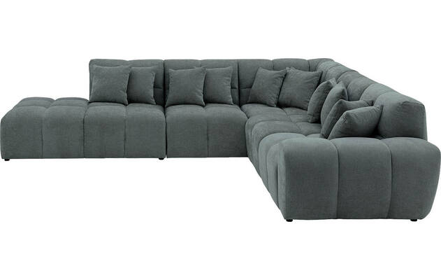 Goossens excellent hoeksalon kubus groen stof - 8252750-gespiegeld-04