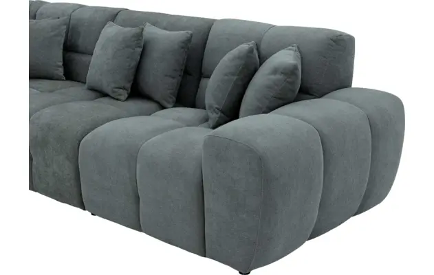 Goossens excellent hoeksalon kubus groen stof - 8252750-gespiegeld-05