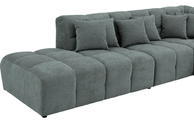 Goossens excellent hoeksalon kubus groen stof - 8252750-gespiegeld-07