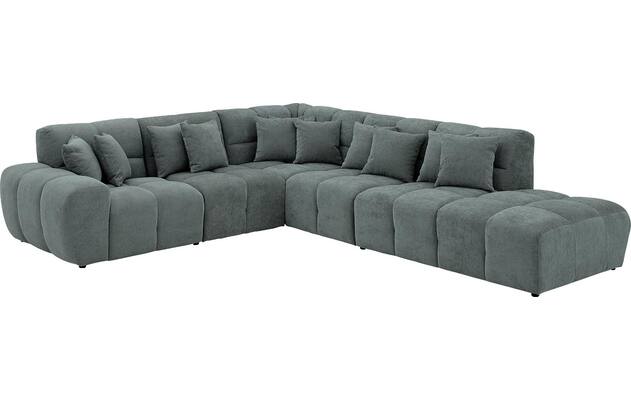 Goossens excellent hoeksalon kubus groen stof - 8252750-goossens-excellent-kubus-bank-stof-groen-02