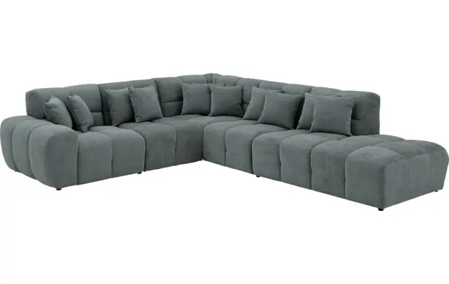 Goossens excellent hoeksalon kubus groen stof - 8252750-goossens-excellent-kubus-bank-stof-groen-02