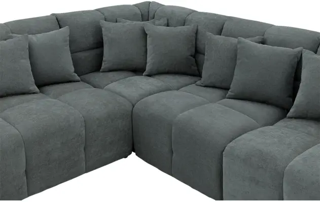 Goossens excellent hoeksalon kubus groen stof - 8252750-goossens-excellent-kubus-bank-stof-groen-05