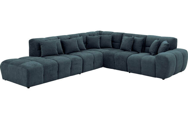 Goossens excellent hoeksalon kubus blauw stof - 8252751-gespiegeld-03