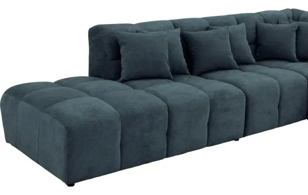 Goossens excellent hoeksalon kubus blauw stof - 8252751-gespiegeld-05