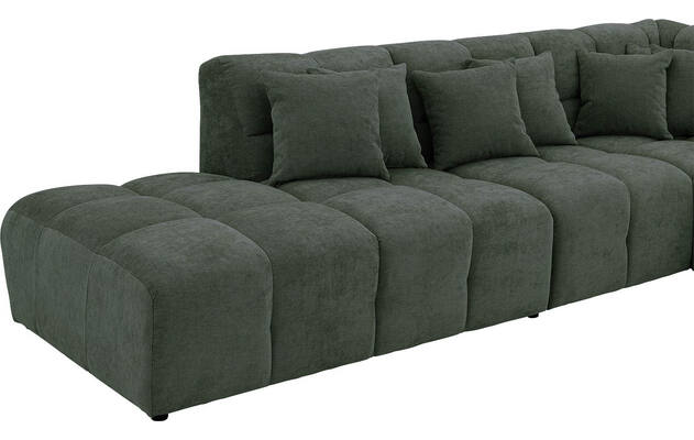 Goossens excellent hoeksalon kubus groen stof - 8252752-gespiegeld-07