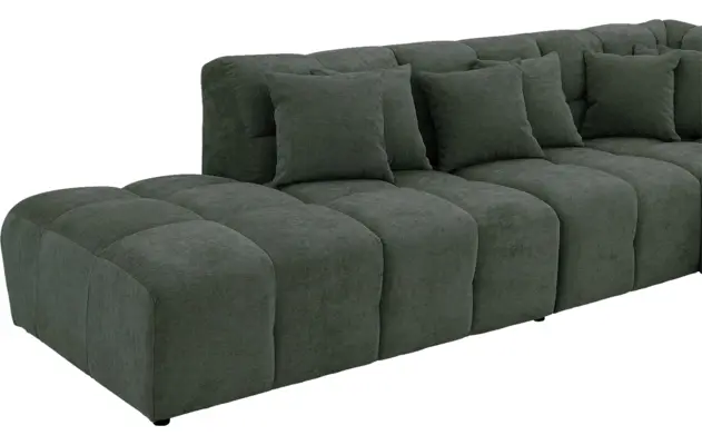 Goossens excellent hoeksalon kubus groen stof - 8252752-gespiegeld-07