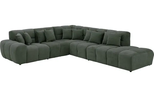 Goossens excellent hoeksalon kubus groen stof - 8252752-goossens-excellent-kubus-bank-stof-groen-02