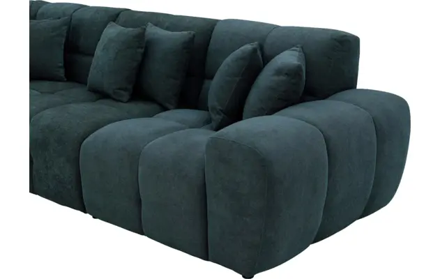 Goossens excellent hoeksalon kubus groen stof - 8252753-gespiegeld-05