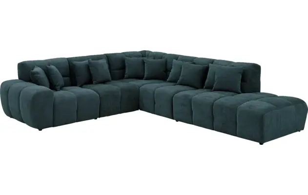 Goossens excellent hoeksalon kubus groen stof - 8252753-goossens-excellent-kubus-bank-stof-groen-02
