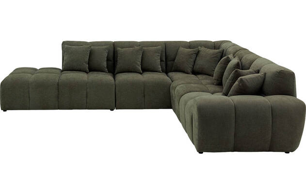 Goossens excellent hoeksalon kubus groen stof - 8252754-gespiegeld-04