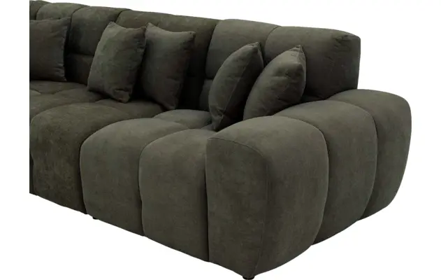 Goossens excellent hoeksalon kubus groen stof - 8252754-gespiegeld-05