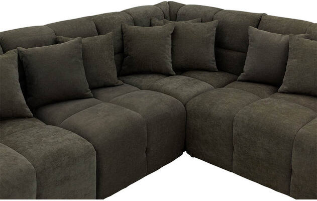 Goossens excellent hoeksalon kubus groen stof - 8252754-gespiegeld-06