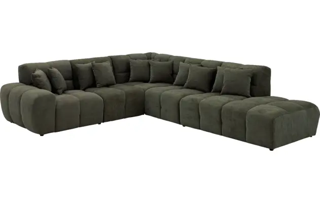 Goossens excellent hoeksalon kubus groen stof - 8252754-goossens-excellent-kubus-bank-stof-groen-02