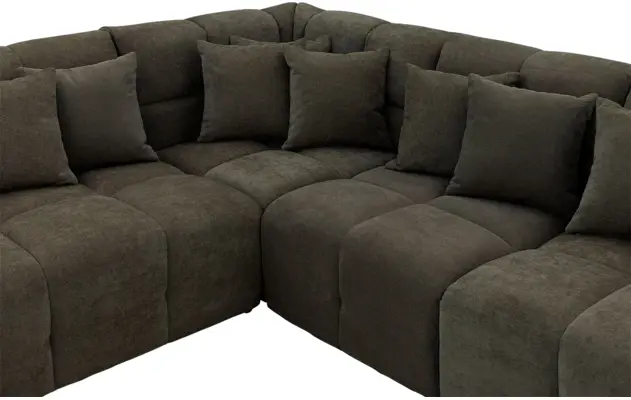 Goossens excellent hoeksalon kubus groen stof - 8252754-goossens-excellent-kubus-bank-stof-groen-05
