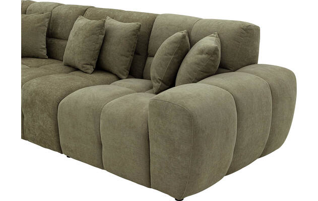 Goossens excellent hoeksalon kubus groen stof - 8252755-gespiegeld-05