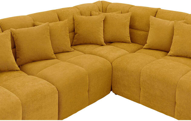 Goossens excellent hoeksalon kubus geel stof - 8252756-gespiegeld-06
