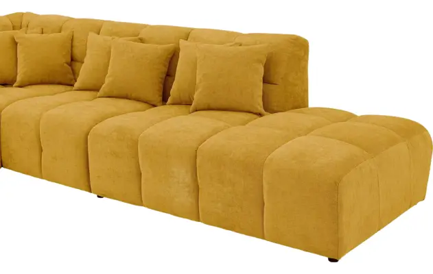 Goossens excellent hoeksalon kubus geel stof - 8252756-goossens-excellent-kubus-bank-stof-geel-06