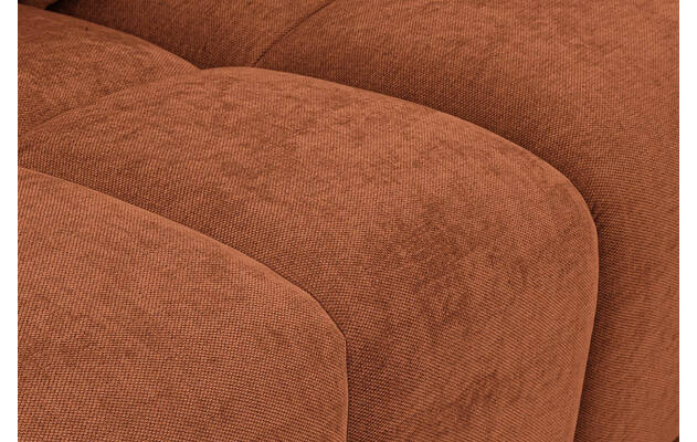 Goossens excellent hoeksalon kubus bruin stof - 8252757-gespiegeld-09