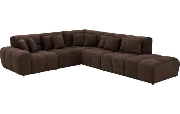 Goossens excellent hoeksalon kubus bruin stof - 8252759-goossens-excellent-kubus-bank-stof-bruin-02