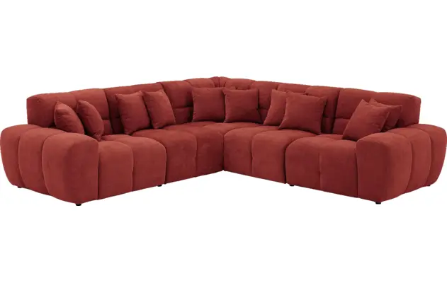Goossens excellent hoeksalon kubus rood stof - 8252763-goossens-excellent-kubus-bank-stof-rood-02