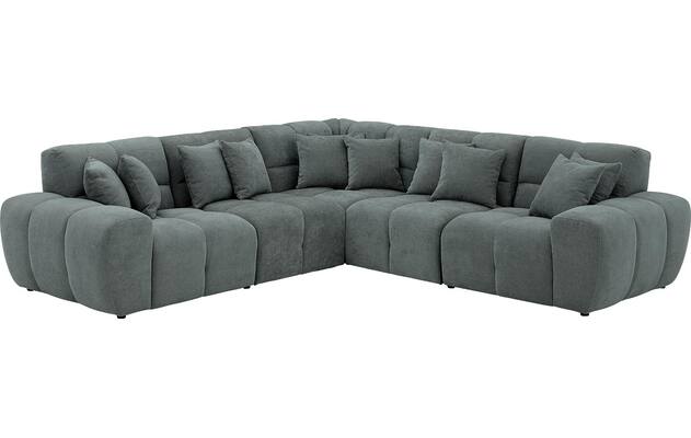 Goossens excellent hoeksalon kubus groen stof - 8252766-goossens-excellent-kubus-bank-stof-groen-02