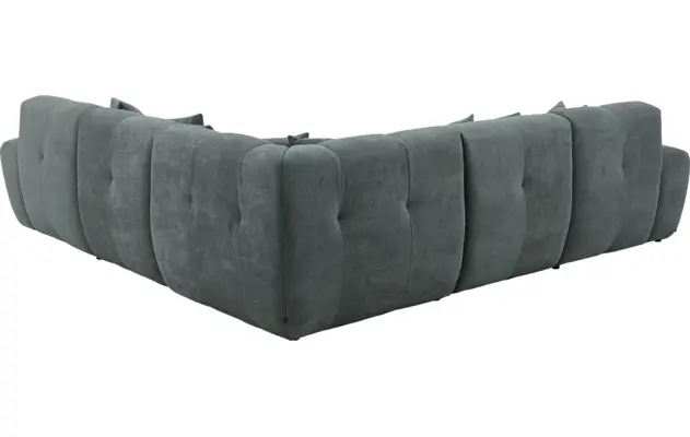 Goossens excellent hoeksalon kubus groen stof - 8252766-goossens-excellent-kubus-bank-stof-groen-03
