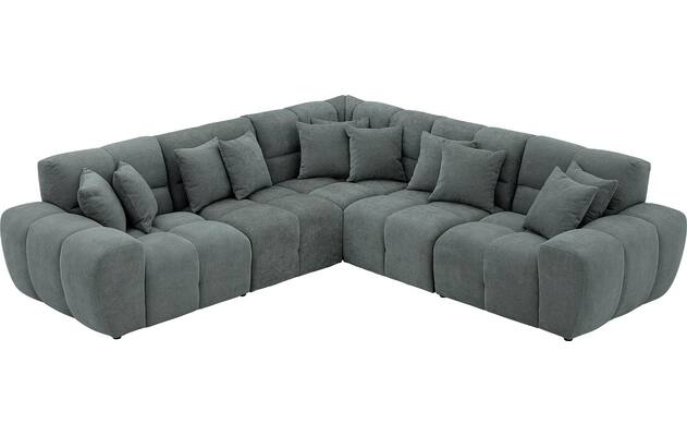 Goossens excellent hoeksalon kubus groen stof - 8252766-goossens-excellent-kubus-bank-stof-groen-04