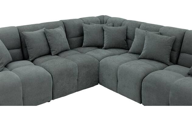 Goossens excellent hoeksalon kubus groen stof - 8252766-goossens-excellent-kubus-bank-stof-groen-05