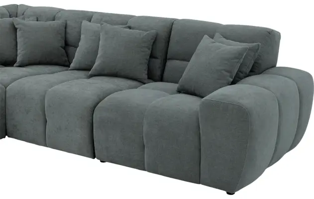 Goossens excellent hoeksalon kubus groen stof - 8252766-goossens-excellent-kubus-bank-stof-groen-06