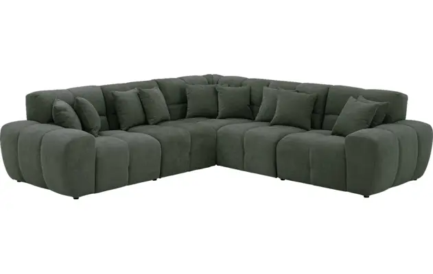 Goossens excellent hoeksalon kubus groen stof - 8252768-goossens-excellent-kubus-bank-stof-groen-02