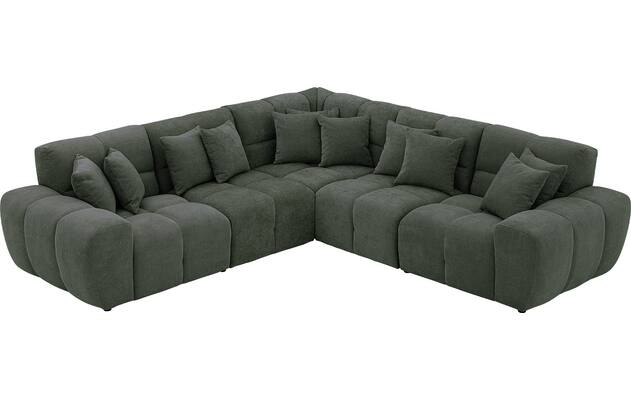 Goossens excellent hoeksalon kubus groen stof - 8252768-goossens-excellent-kubus-bank-stof-groen-04