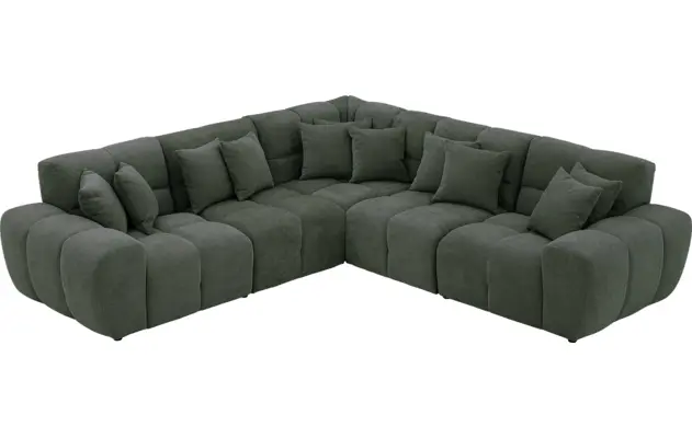 Goossens excellent hoeksalon kubus groen stof - 8252768-goossens-excellent-kubus-bank-stof-groen-04