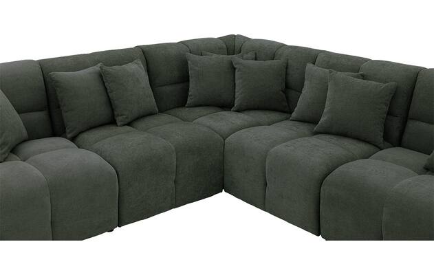 Goossens excellent hoeksalon kubus groen stof - 8252768-goossens-excellent-kubus-bank-stof-groen-05