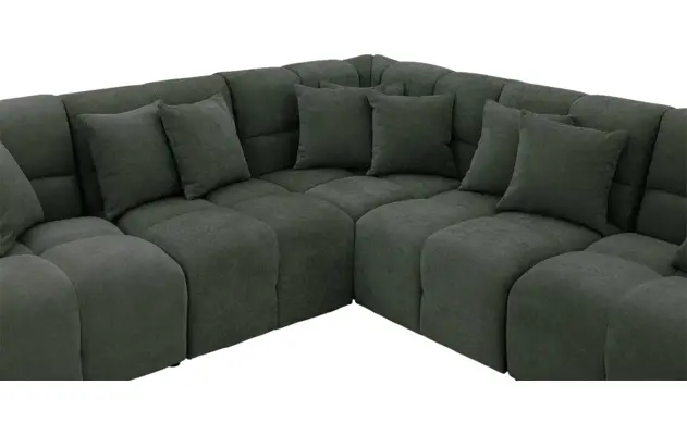 Goossens excellent hoeksalon kubus groen stof - 8252768-goossens-excellent-kubus-bank-stof-groen-05