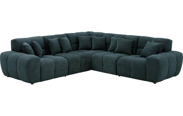Goossens excellent hoeksalon kubus groen stof - 8252769-goossens-excellent-kubus-bank-stof-groen-02