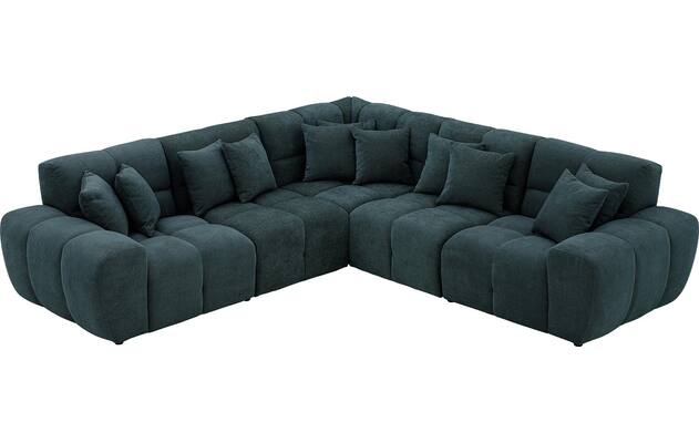 Goossens excellent hoeksalon kubus groen stof - 8252769-goossens-excellent-kubus-bank-stof-groen-04