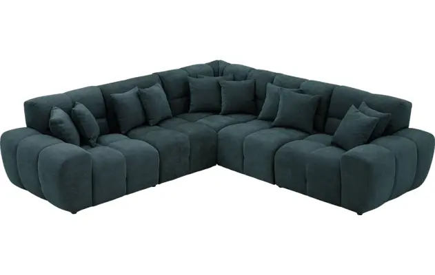 Goossens excellent hoeksalon kubus groen stof - 8252769-goossens-excellent-kubus-bank-stof-groen-04