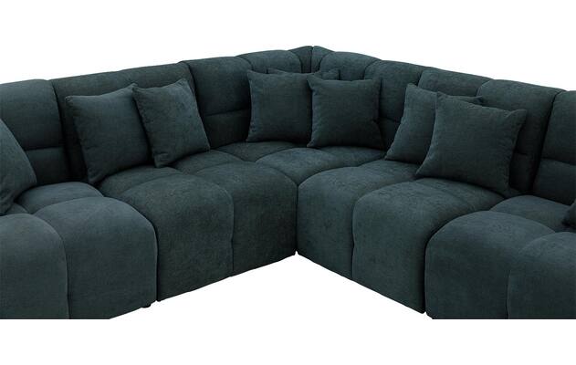 Goossens excellent hoeksalon kubus groen stof - 8252769-goossens-excellent-kubus-bank-stof-groen-05