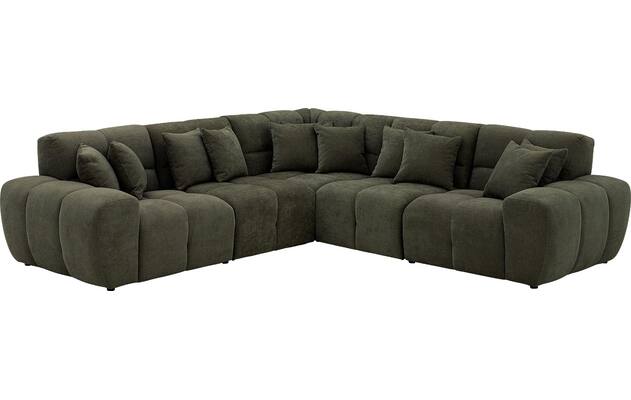 Goossens excellent hoeksalon kubus groen stof - 8252770-goossens-excellent-kubus-bank-stof-groen-02