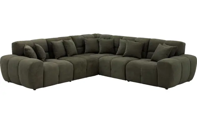 Goossens excellent hoeksalon kubus groen stof - 8252770-goossens-excellent-kubus-bank-stof-groen-02