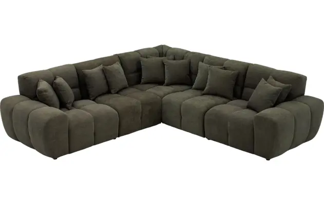 Goossens excellent hoeksalon kubus groen stof - 8252770-goossens-excellent-kubus-bank-stof-groen-04