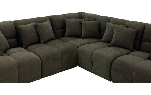 Goossens excellent hoeksalon kubus groen stof - 8252770-goossens-excellent-kubus-bank-stof-groen-05
