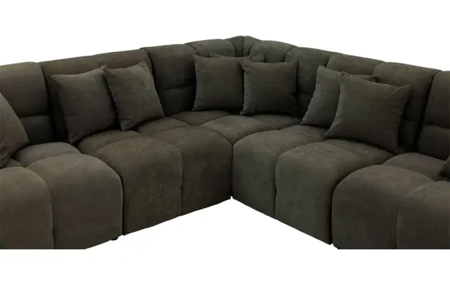 Goossens excellent hoeksalon kubus groen stof - 8252770-goossens-excellent-kubus-bank-stof-groen-05
