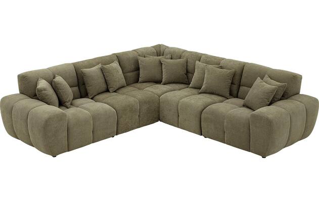 Goossens excellent hoeksalon kubus groen stof - 8252771-goossens-excellent-kubus-bank-stof-groen-04