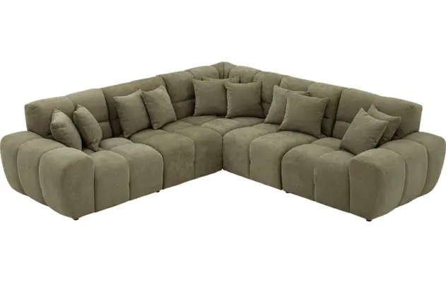 Goossens excellent hoeksalon kubus groen stof - 8252771-goossens-excellent-kubus-bank-stof-groen-04