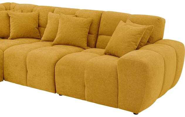 Goossens excellent hoeksalon kubus geel stof - 8252772-goossens-excellent-kubus-bank-stof-geel-06