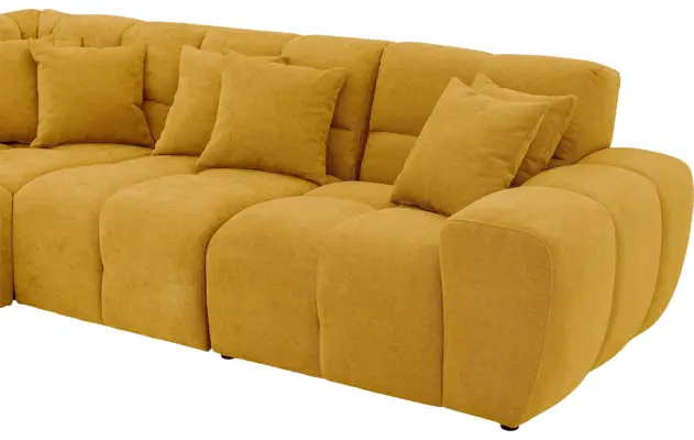 Goossens excellent hoeksalon kubus geel stof - 8252772-goossens-excellent-kubus-bank-stof-geel-06