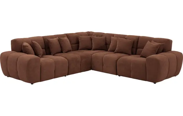 Goossens excellent hoeksalon kubus bruin stof - 8252774-goossens-excellent-kubus-bank-stof-bruin-02