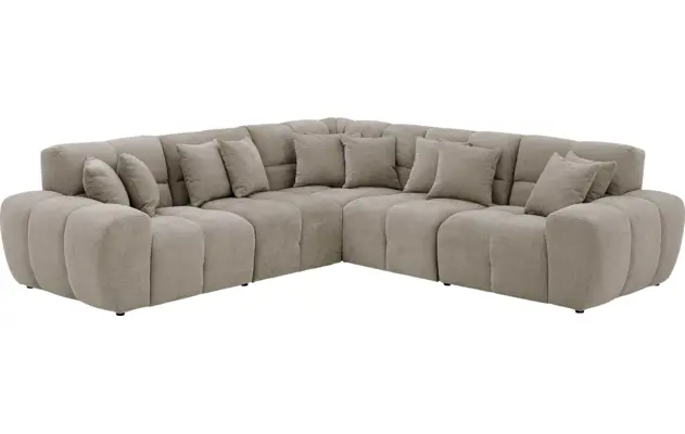 Goossens excellent hoeksalon kubus bruin stof - 8252777-goossens-excellent-kubus-bank-stof-bruin-02